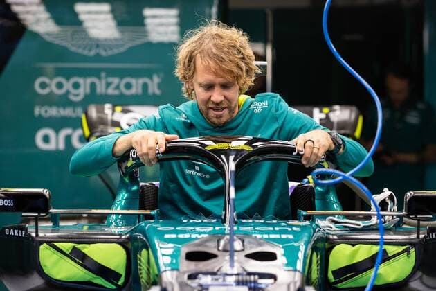 Sebastian Vettel (Aston Martin) bei der Sitzprobe, Grosser Preis von Oesterreich 2022, Motorsport, Formel 1, 07.07.2022 Grosser Preis von Oesterreich 2022, Motorsport, Formel 1, 07.07.2022 Copyright: xEibner-Pressefoto AlexanderxNeisx EP_ANS
