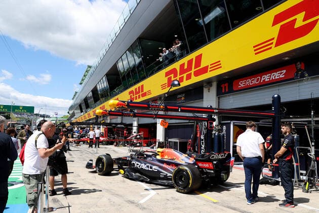 FORMULA 1 - GP of Austria 2022 SPIELBERG,AUSTRIA,08.JUL.22 - MOTORSPORTS, FORMULA 1 - Grand Prix of Austria, Red Bull Ring, practice and qualifying. Image shows the car of Max Verstappen (NED Red Bull Racing).  GEPAxpictures xChristianxWalgram