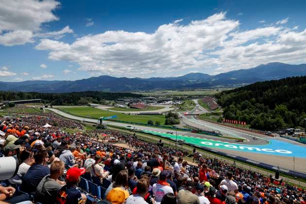 General view, F1 Grand Prix of Austria at Red Bull Ring on July 8, 2022 in Spielberg, Austria. (Photo by HOCH ZWEI) Spielberg Austria
