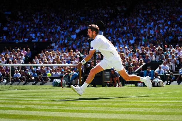 Mandatory Credit: Photo by Javier Garcia Shutterstock (13018051cd) Cameron Norrie during his semi-final match Wimbledon Tennis Championships, Day 12, The All England Lawn Tennis and Croquet Club, London, UK - 08 Jul 2022 Wimbledon Tennis Championships, Day 12, The All England Lawn Tennis and Croquet Club, London, UK - 08 Jul 2022  Copyright: xJavierxGarcia Shutterstockx 13018051cd