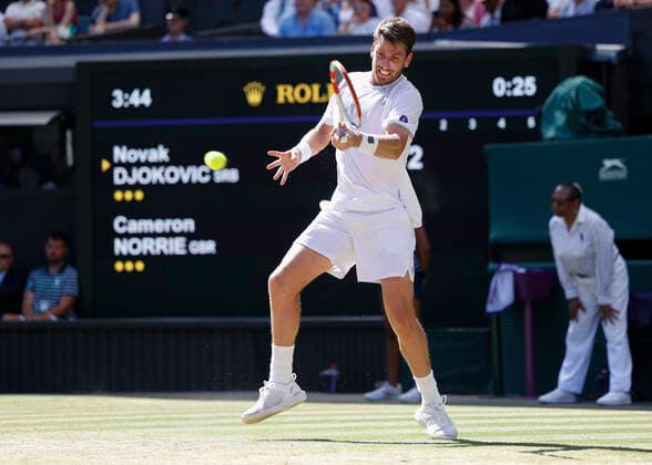 Cameron Norrie Tennis - Wimbledon 2022 - Grand Slam ITF ATP, Tennis Herren WTA, Tennis Damen - AELTC - London - - Great Britain - 8 July 2022. Copyright: xJuergenxHasenkopfx