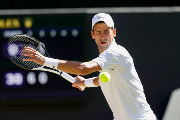 Novak Djokovic (SRB) Tennis - Wimbledon 2022 - Grand Slam ITF ATP, Tennis Herren WTA, Tennis Damen - AELTC - London - - Great Britain - 8 July 2022. Copyright: xJuergenxHasenkopfx