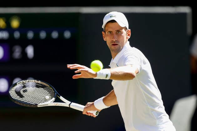 Novak Djokovic (SRB) Tennis - Wimbledon 2022 - Grand Slam ITF ATP, Tennis Herren WTA, Tennis Damen - AELTC - London - - Great Britain - 8 July 2022. Copyright: xJuergenxHasenkopfx