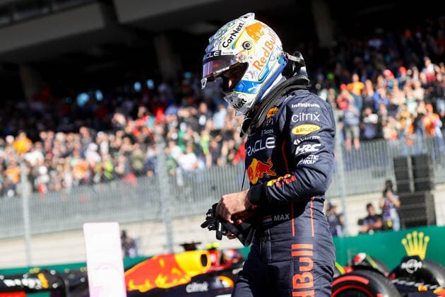 FORMULA 1 - GP of Austria 2022 SPIELBERG,AUSTRIA,08.JUL.22 - MOTORSPORTS, FORMULA 1 - Grand Prix of Austria, Red Bull Ring, practice and qualifying. Image shows Max Verstappen (NED Red Bull Racing).  GEPAxpictures xChristianxWalgram