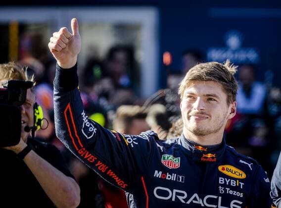SPIELBERG - Max Verstappen (Red Bull Racing) reacts after qualifying ahead of the F1 Grand Prix of Austria at the Red Bull Ring on July 8, 2022 in Spielberg, Austria. ANP SEM VAN DER WAL F1 Grand Prix of Austria - Qualifying 2022 xVIxANPxSportx xxANPxIVx