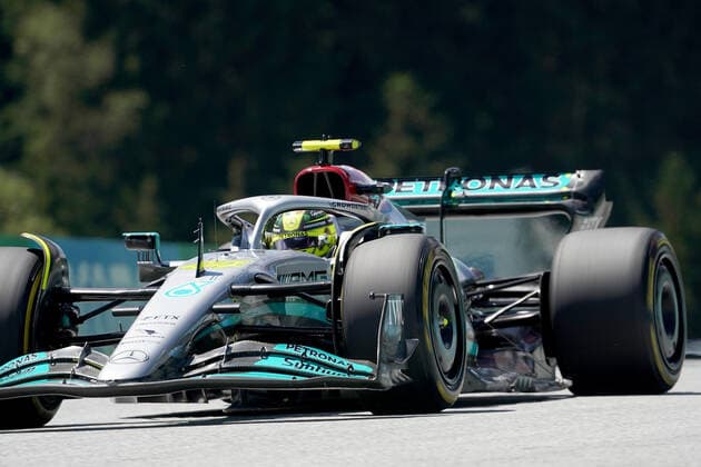 08.07.2022, Red Bull Ring , Spielberg, Formula 1 BWT Grosser Preis von Österreich 2022 , im Bild Lewis Hamilton (GBR), Mercedes-AMG Petronas Formula One Team (Foto EU-Images) Spielberg Red Bull Ring Steiermark Österreich