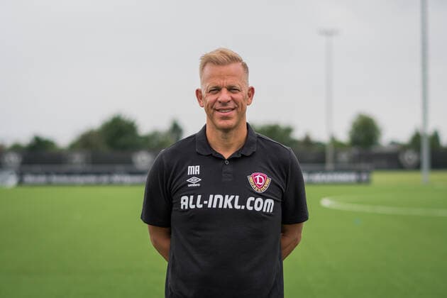 Cheftrainer Markus Anfang; SG Dynamo Dresden; 3.Liga, Porträttermin 2022 2023