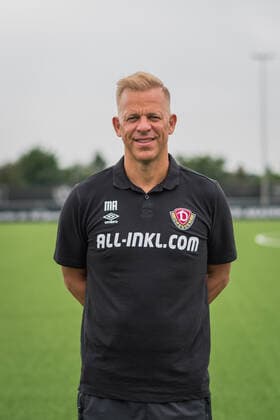 Cheftrainer Markus Anfang; SG Dynamo Dresden; 3.Liga, Porträttermin 2022 2023