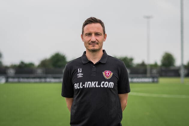 Co-Trainer Florian Junge; SG Dynamo Dresden; 3.Liga, Porträttermin 2022 2023