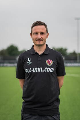 Co-Trainer Florian Junge; SG Dynamo Dresden; 3.Liga, Porträttermin 2022 2023