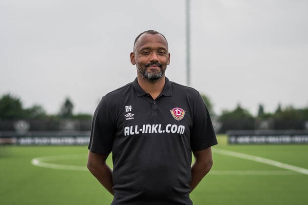 Torwarttrainer David Yelldell; SG Dynamo Dresden; 3.Liga, Porträttermin 2022 2023