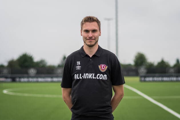 Videoanalyst Timon Klasen; SG Dynamo Dresden; 3.Liga, Porträttermin 2022 2023