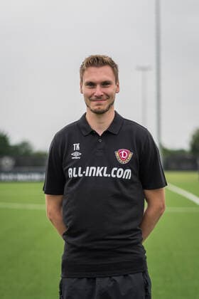Videoanalyst Timon Klasen; SG Dynamo Dresden; 3.Liga, Porträttermin 2022 2023
