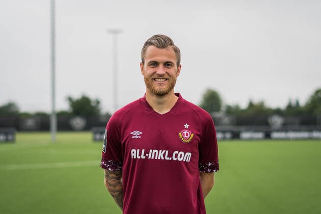 Torwart Sven Müller (Mueller); SG Dynamo Dresden; 3.Liga, Porträttermin 2022 2023