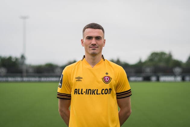 Dennis Borkowski; SG Dynamo Dresden; 3.Liga, Porträttermin 2022 2023