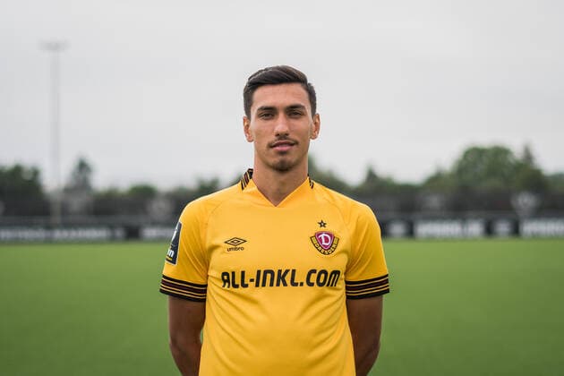 Claudio Kammerknecht; SG Dynamo Dresden; 3.Liga, Porträttermin 2022 2023