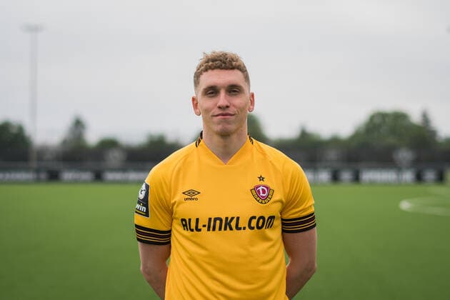Luca Herrmann; SG Dynamo Dresden; 3.Liga, Porträttermin 2022 2023