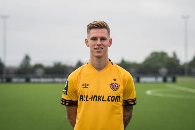 Julius Kade; SG Dynamo Dresden; 3.Liga, Porträttermin 2022 2023