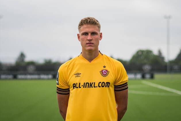 Phil Harres; SG Dynamo Dresden; 3.Liga, Porträttermin 2022 2023