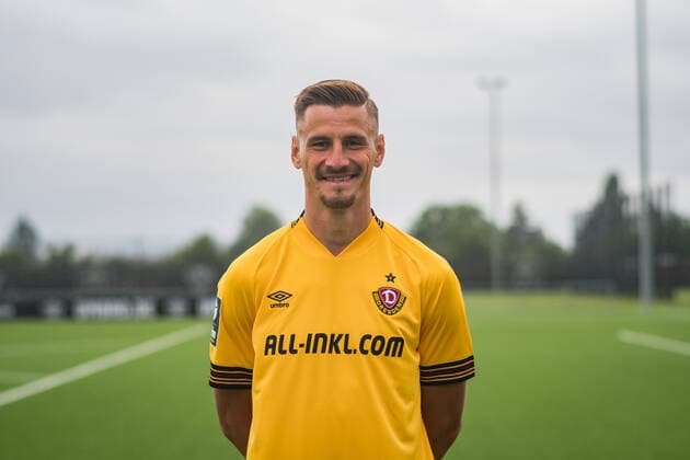 Stefan Kutschke; SG Dynamo Dresden; 3.Liga, Porträttermin 2022 2023