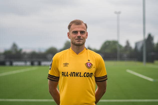 Max Kulke; SG Dynamo Dresden; 3.Liga, Porträttermin 2022 2023