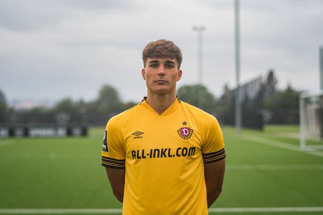Julius Hoffmann (U19); SG Dynamo Dresden; 3.Liga, Porträttermin 2022 2023