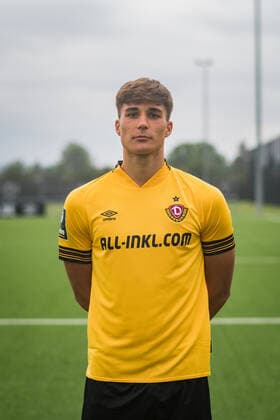 Julius Hoffmann (U19); SG Dynamo Dresden; 3.Liga, Porträttermin 2022 2023
