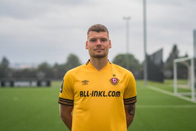 Kevin Ehlers; SG Dynamo Dresden; 3.Liga, Porträttermin 2022 2023