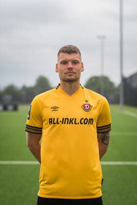 Kevin Ehlers; SG Dynamo Dresden; 3.Liga, Porträttermin 2022 2023