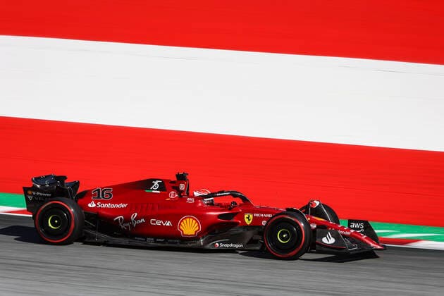 16 Charles Leclerc (MCO, Scuderia Ferrari), F1 Grand Prix of Austria at Red Bull Ring on July 8, 2022 in Spielberg, Austria. (Photo by HOCH ZWEI) Spielberg Austria