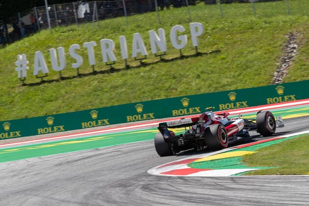 Formel 1 GP von Österreich 2022 Freitag Guanyu Zhou (CHN) Alfa Romeo Racing; Formel 1 Österreich am 08.07.2022 Copyright: xBEAUTIFULxSPORTS Erlhofx