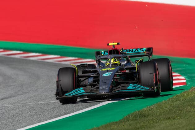 Formel 1 GP von Österreich 2022 Freitag Lewis Hamilton (GBR) Merceds AMG Petronas F1 Team; Formel 1 Österreich am 08.07.2022 Copyright: xBEAUTIFULxSPORTS Erlhofx