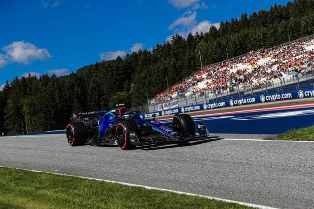 July 8, 2022, Spielberg, Austria: Spielberg, Austria, Red Bull Ring, July 08, 2022, Nicholas Latifi (CAN) Williams FW44 during 2022 Austrian Grand Prix - Qualifying - Formula 1 Championship. Formula 1 Championship - 2022 Austrian Grand Prix - Qualifying, Spielberg, Austria - ZUMAl164 20220708_zsa_l164_346 Copyright: xAlessioxDexMarcox