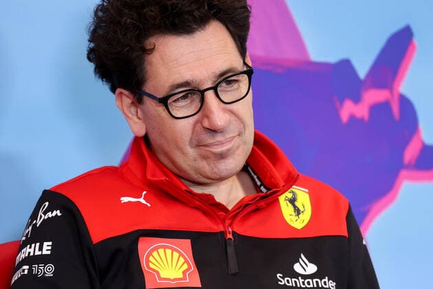 FORMULA 1 - GP of Austria 2022 SPIELBERG,AUSTRIA,09.JUL.22 - MOTORSPORTS, FORMULA 1 - Grand Prix of Austria, Red Bull Ring, practice. Image shows team principal Mattia Binotto (Ferrari).  GEPAxpictures xChristianxWalgram