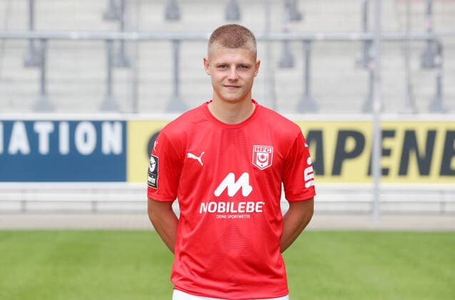 Teampraesentation Halle 08.07.2022 Timm Koch (39, Halle); Hallescher FC, 3.Liga, Porträttermin 2022 2023 , Halle, 08.07.2022, Leuna Chemie Stadion, Fussball ,