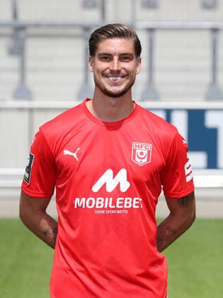 Teampraesentation Halle 08.07.2022 Andor Bolyki (29, Halle); Hallescher FC, 3.Liga, Porträttermin 2022 2023 , Halle, 08.07.2022, Leuna Chemie Stadion, Fussball ,