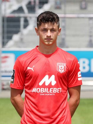 Teampraesentation Halle 08.07.2022 Lucas Halangk (16, Halle); Hallescher FC, 3.Liga, Porträttermin 2022 2023 , Halle, 08.07.2022, Leuna Chemie Stadion, Fussball ,