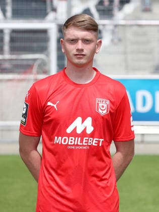 Teampraesentation Halle 08.07.2022 Tom Bierschenk (15, Halle); Hallescher FC, 3.Liga, Porträttermin 2022 2023 , Halle, 08.07.2022, Leuna Chemie Stadion, Fussball ,