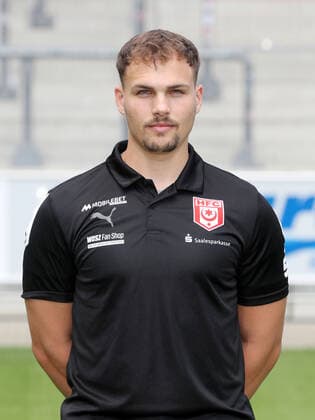 Teampraesentation Halle 08.07.2022 Physiotherapeut Denis Hasenbek (Halle); Hallescher FC, 3.Liga, Porträttermin 2022 2023 , Halle, 08.07.2022, Leuna Chemie Stadion, Fussball ,