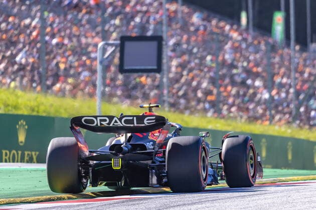 08.07.2022, Red Bull Ring, Spielberg, AUT, FIA, Formel 1, Grosser Preis von Österreich, Qualifikation, im Bild Sergio Perez (MEX, Red Bull Racing)e Sergio Perez of Mexico during the qualification for the Austrian FIA Formula One Grand Prix at the Red Bull Ring in Spielberg, Austria on 2022 07 08. Expa Spielberg
