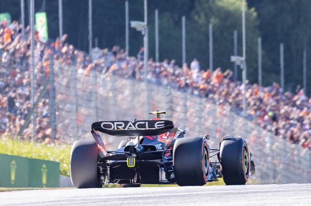 08.07.2022, Red Bull Ring, Spielberg, AUT, FIA, Formel 1, Grosser Preis von Österreich, Qualifikation, im Bild Sergio Perez (MEX, Red Bull Racing)e Sergio Perez of Mexico during the qualification for the Austrian FIA Formula One Grand Prix at the Red Bull Ring in Spielberg, Austria on 2022 07 08. Expa Spielberg