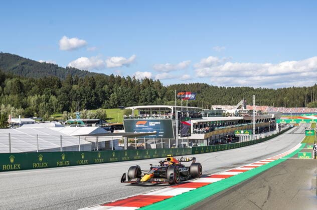 08.07.2022, Red Bull Ring, Spielberg, AUT, FIA, Formel 1, Grosser Preis von Österreich, Qualifikation, im Bild Sergio Perez (MEX, Red Bull Racing)e Sergio Perez of Mexico during the qualification for the Austrian FIA Formula One Grand Prix at the Red Bull Ring in Spielberg, Austria on 2022 07 08. Expa Spielberg
