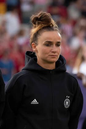 Lina Magull (Germany Women) during the Uefa Women s Euro England 2022 match between Germany 4-0 Denmark at Brentford Community Stadium on July 8, 2022 in London, England. Noxthirdxpartyxsales  (193059041)