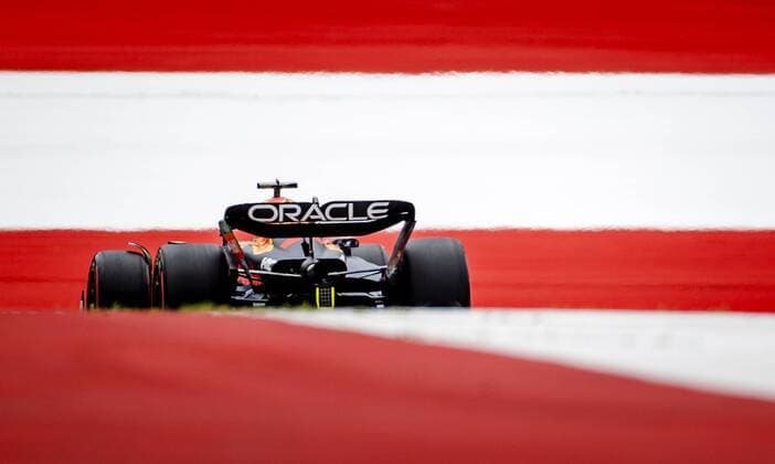 Sport Themen der Woche KW27 SPIELBERG - Max Verstappen (1) with the Oracle Red Bull Racing RB18 Honda during the 2nd practice session ahead of the F1 Grand Prix of Austria at the Red Bull Ring on July 9, 2022 in Spielberg, Austria. ANP SEM VAN DER WAL F1 Grand Prix of Austria - Practice 2 2022 xVIxANPxSportx xxANPxIVx *** SPIELBERG Max Verstappen 1 with the Oracle Red Bull Racing RB18 Honda during the 2nd practice session ahead of the F1 Grand Prix of Austria at the Red Bull Ring on July 9, 2022 in Spielberg, Austria ANP SEM VAN DER WAL F1 Grand Prix of Austria Practice 2 2022 xVIxANPxSportx xxANPxIVx 451534814 originalFilename: 451534814.jpg