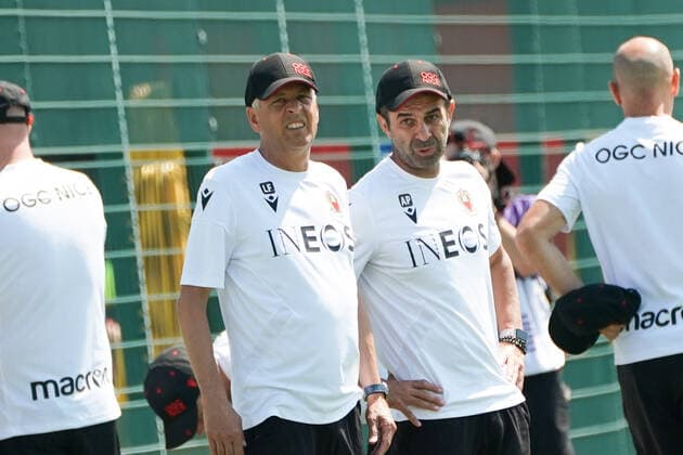 Lucien Favre (entraineur de l OGC Nice) FOOTBALL : OGC Nice vs Cercle Brugge - Match amical de reprise - Nice - 09 07 2022 NorbertScanella Panoramic 
