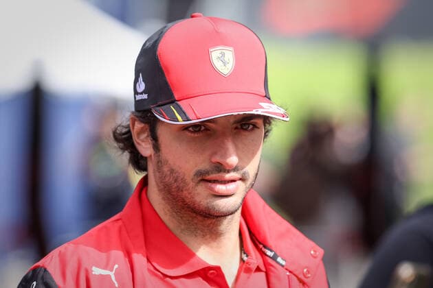 FORMULA 1 - GP of Austria 2022 SPIELBERG,AUSTRIA,09.JUL.22 - MOTORSPORTS, FORMULA 1 - Grand Prix of Austria, Red Bull Ring, practice. Image shows Carlos Sainz (ESP Ferrari).  GEPAxpictures xManfredxBinder