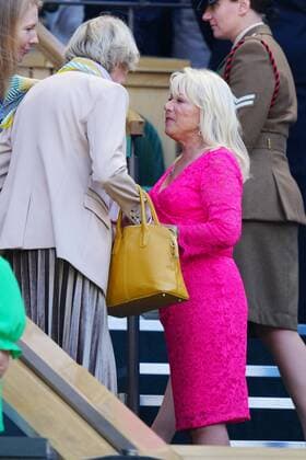 Mandatory Credit: Photo by Javier Garcia Shutterstock (13018057a) Elaine Paige in The Royal Box on Centre Court Wimbledon Tennis Championships, Day 13, The All England Lawn Tennis and Croquet Club, London, UK - 09 Jul 2022 Wimbledon Tennis Championships, Day 13, The All England Lawn Tennis and Croquet Club, London, UK - 09 Jul 2022  Copyright: xJavierxGarcia Shutterstockx 13018057a