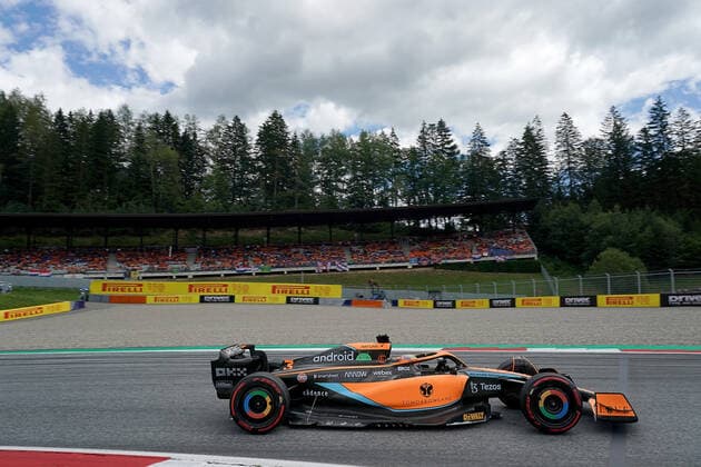 Formula 1 BWT Grosser Preis von Österreich 2022 09.07.2022, Red Bull Ring , Spielberg, Formula 1 BWT Grosser Preis von Österreich 2022 , im Bild Daniel Ricciardo (AUS), McLaren F1 Team