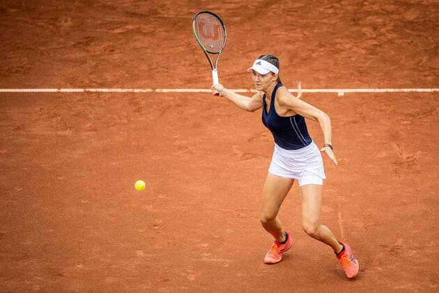 220709 Rebeka Masarova, Spanien, under dag 6 av WTA, Tennis Damen Nordea Open den 9 juli 2022 i Bastad. Copyright: CHRISTOFFERxBORGxMATTISSON BB220709CB035