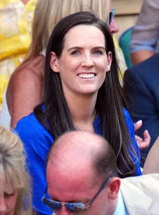 Mandatory Credit: Photo by Javier Garcia Shutterstock (13018057ba) Rachael Blackmore in the Royal Box on Centre Court Wimbledon Tennis Championships, Day 13, The All England Lawn Tennis and Croquet Club, London, UK - 09 Jul 2022 Wimbledon Tennis Championships, Day 13, The All England Lawn Tennis and Croquet Club, London, UK - 09 Jul 2022  Copyright: xJavierxGarcia Shutterstockx 13018057ba